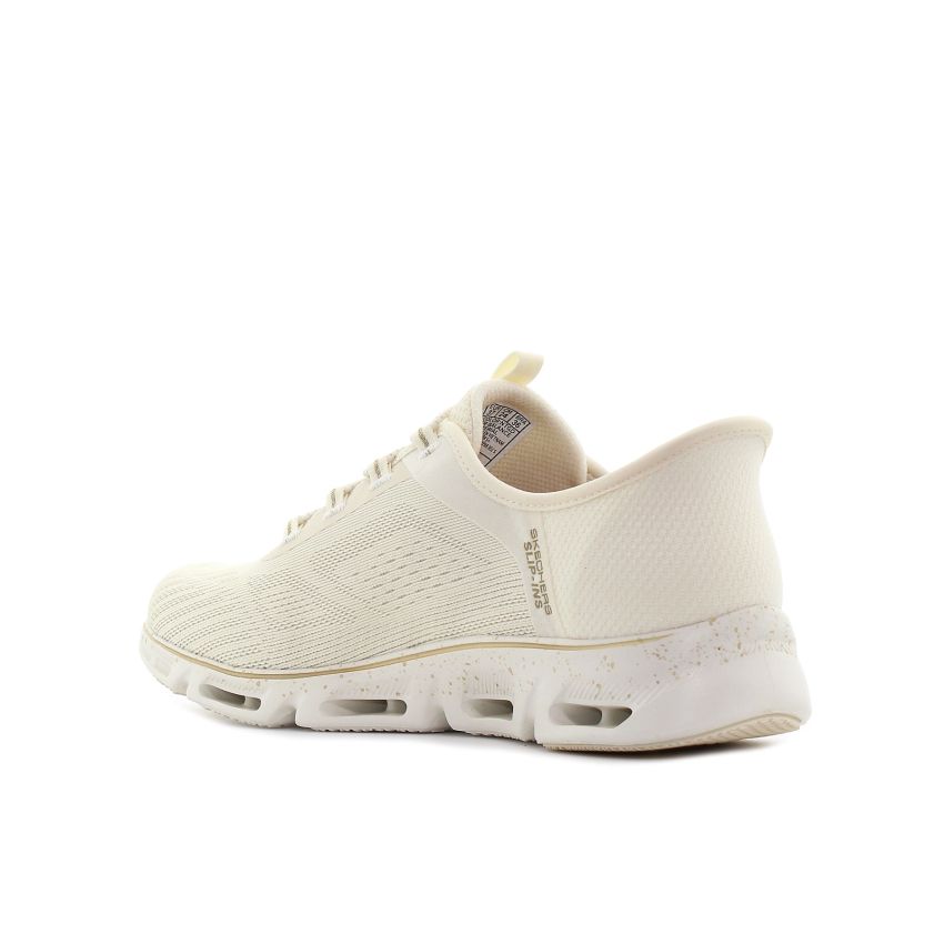 Skechers Slip-Ins - Glide - Step Gratify - Pace bézs női cipő