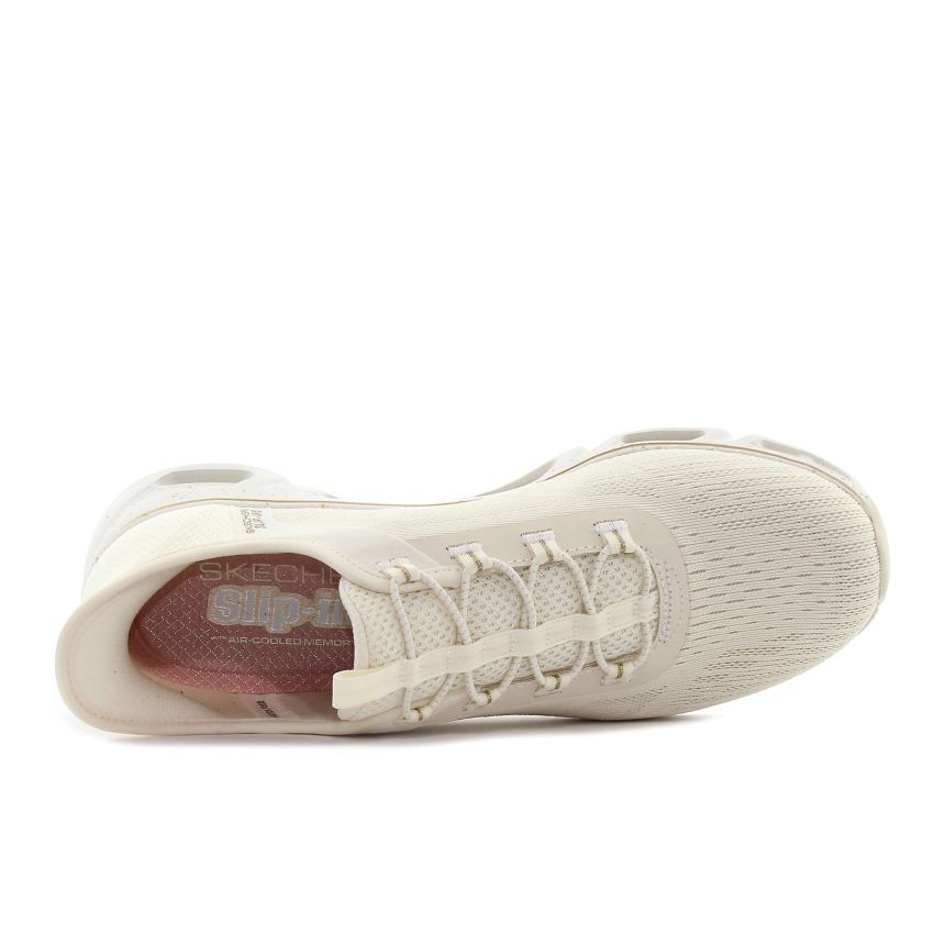 Skechers Slip-Ins - Glide - Step Gratify - Pace bézs női cipő