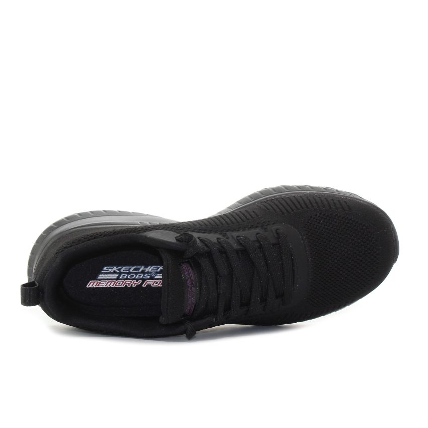 Skechers Bobs Squad Chaos fekete női cipő