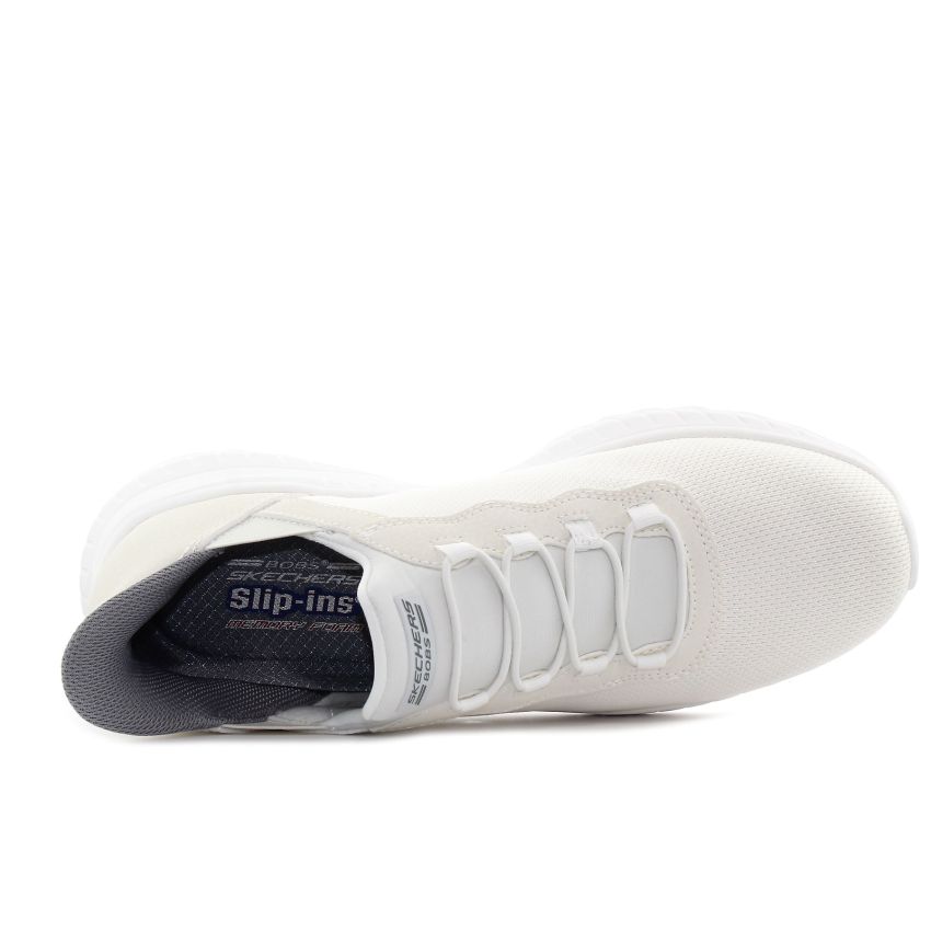 Skechers Slip-Ins - Bobs Sport Squad Chaos - Daily Hype törtfehér férfi bebújós cipő