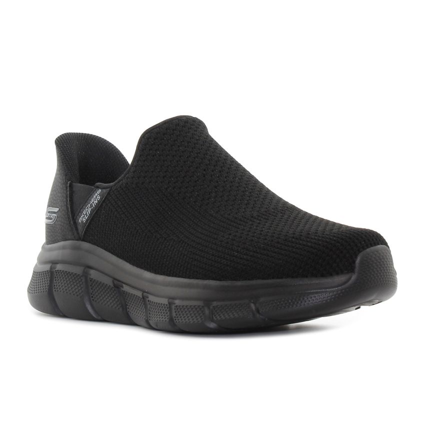 Skechers Slip-Ins - Bobs B Flex - Resilient Edge fekete férfi bebújós cipő