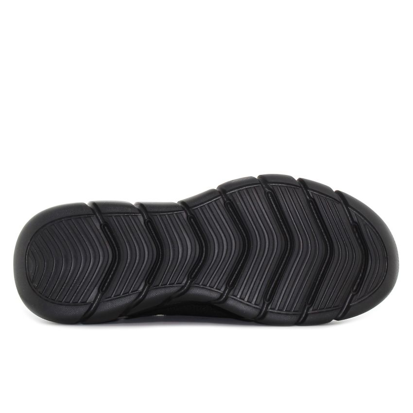 Skechers Slip-Ins - Bobs B Flex - Resilient Edge fekete férfi bebújós cipő