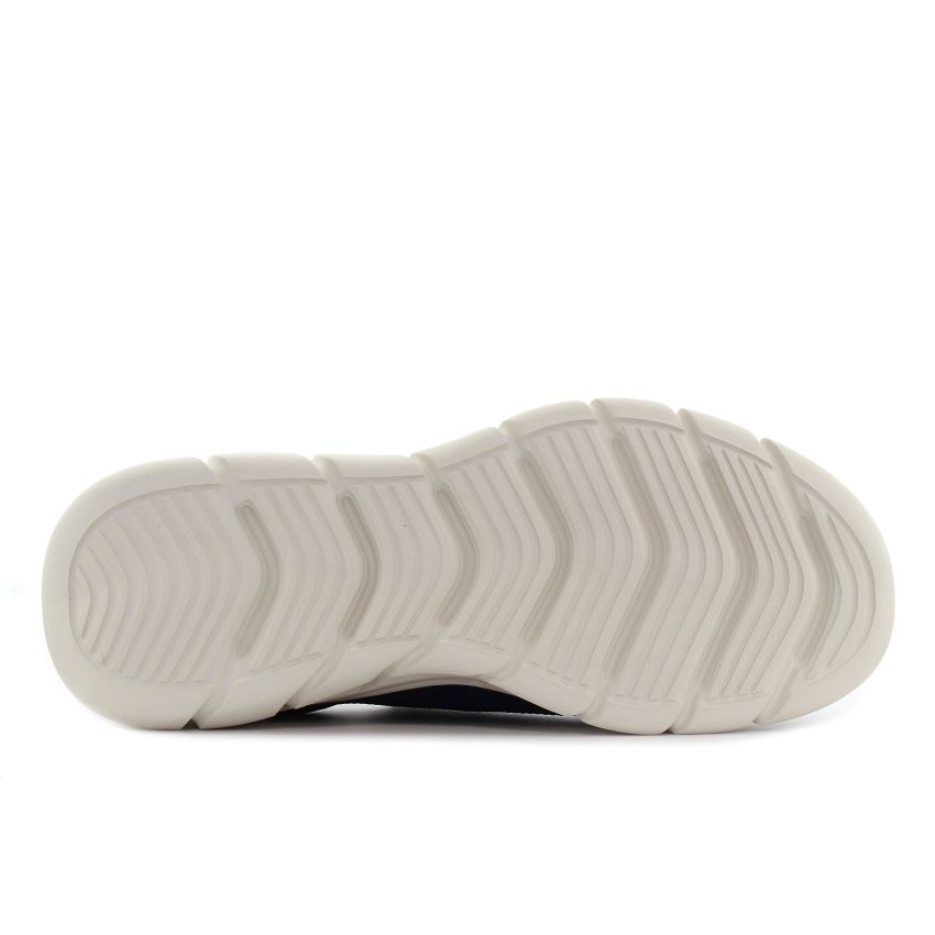 Skechers Slip-Ins - Bobs B Flex - Resilient Edge sötétkék férfi bebújós cipő