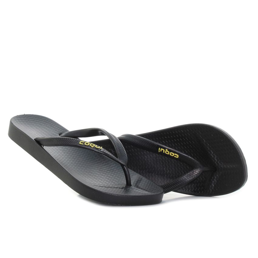 Coqui Kaja fekete női papucs