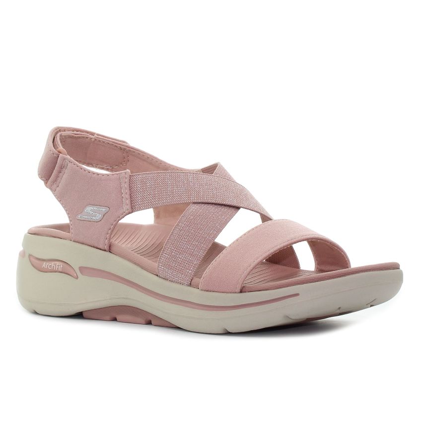 Skechers GO Walk Arch Fit rózsaszín női szandál