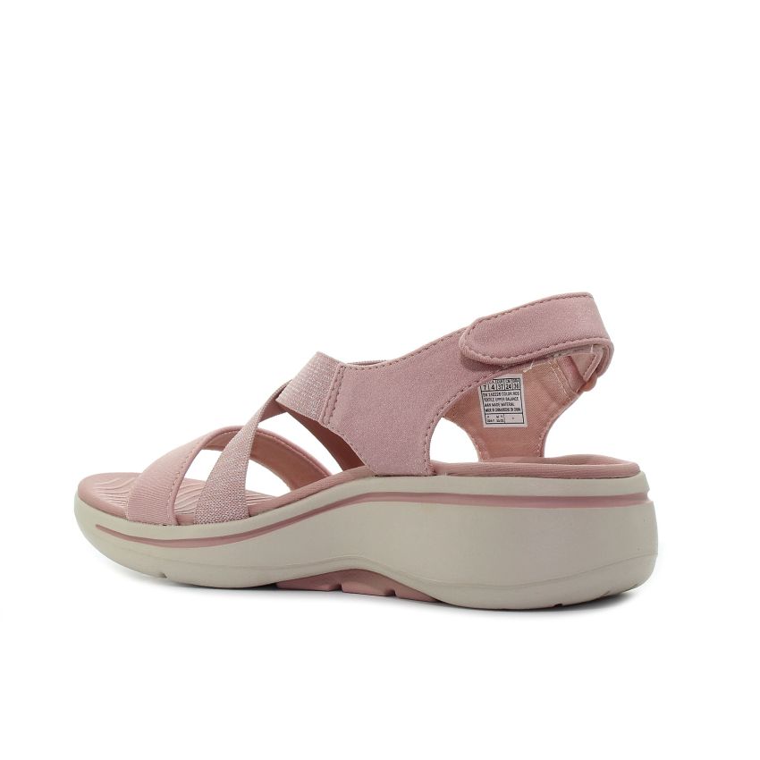 Skechers GO Walk Arch Fit rózsaszín női szandál