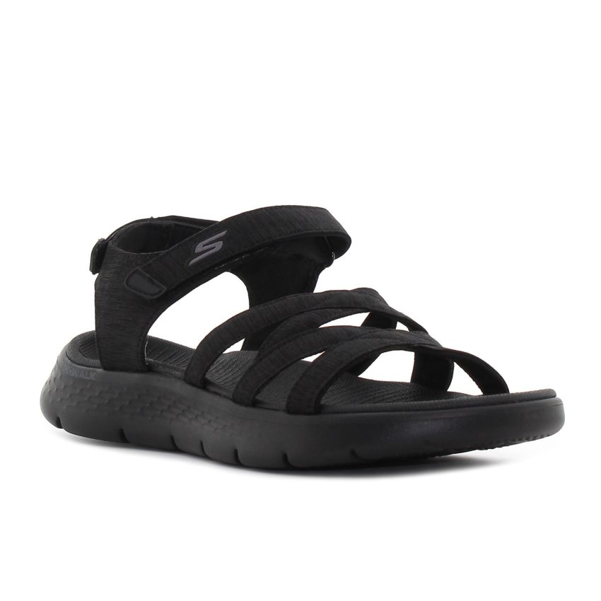Skechers GO Walk Flex Sandal - Sunshine fekete női szandál