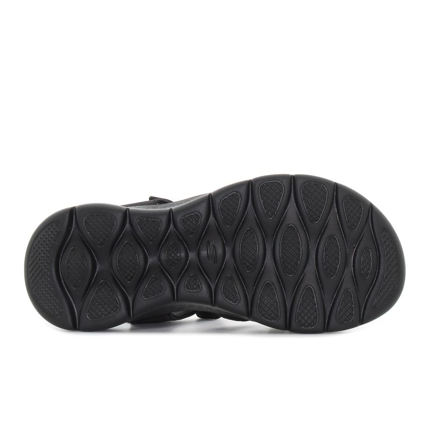 Skechers GO Walk Flex Sandal - Sunshine fekete női szandál