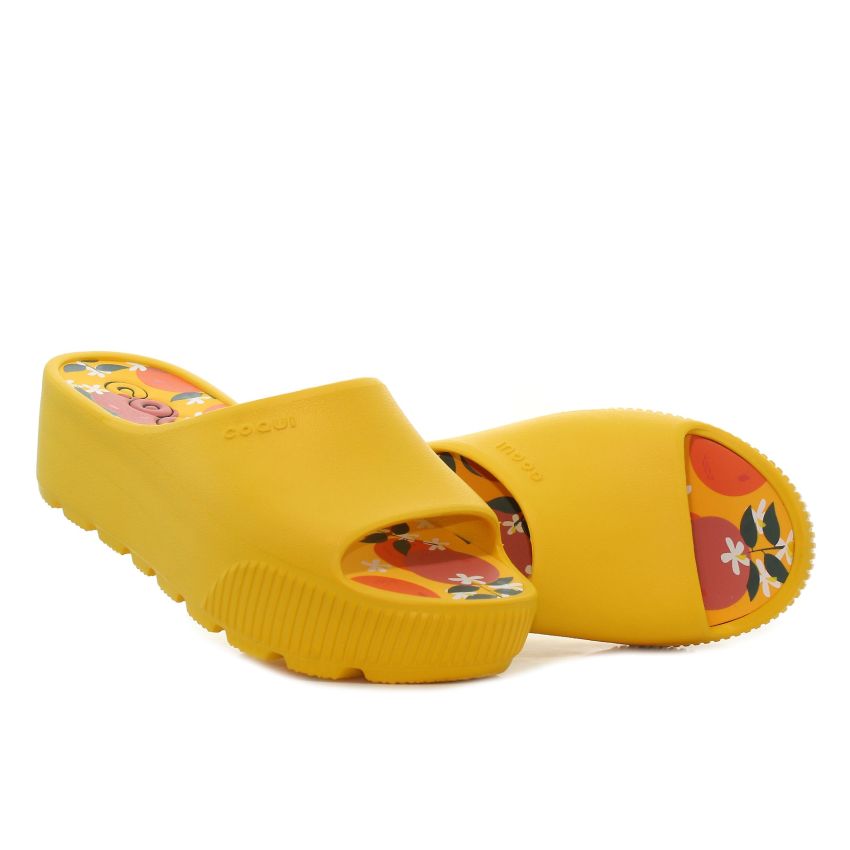 Coqui Pam sárga női papucs