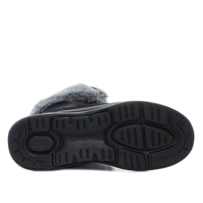 Skechers GO Walk Arch Fit - Winter Visit fekete női bokacsizma