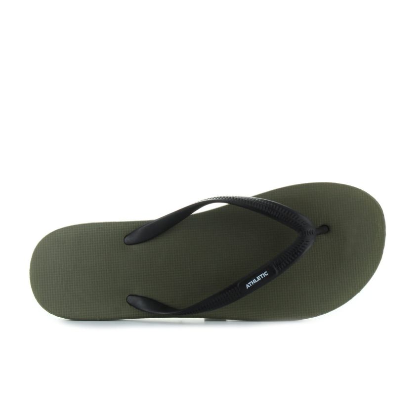 Athletic sötétzöld férfi papucs