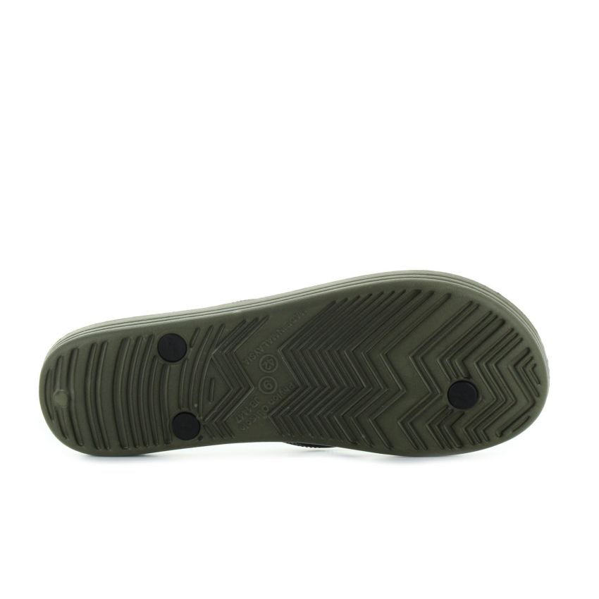 Athletic sötétzöld férfi papucs