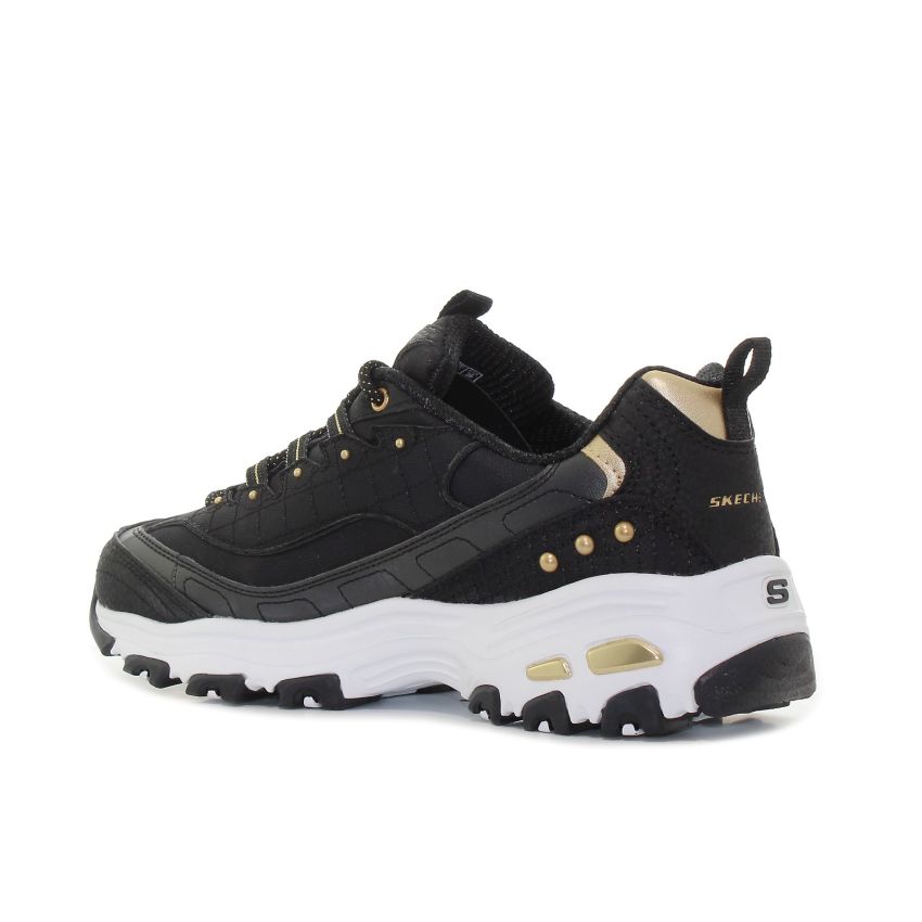 Skechers D'Lites - Ladies Night fekete női cipő
