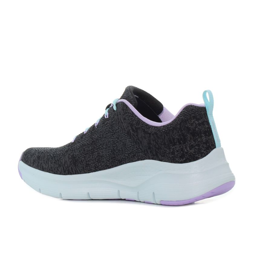 Skechers Arch Fit - Comfy Wave szürke női cipő