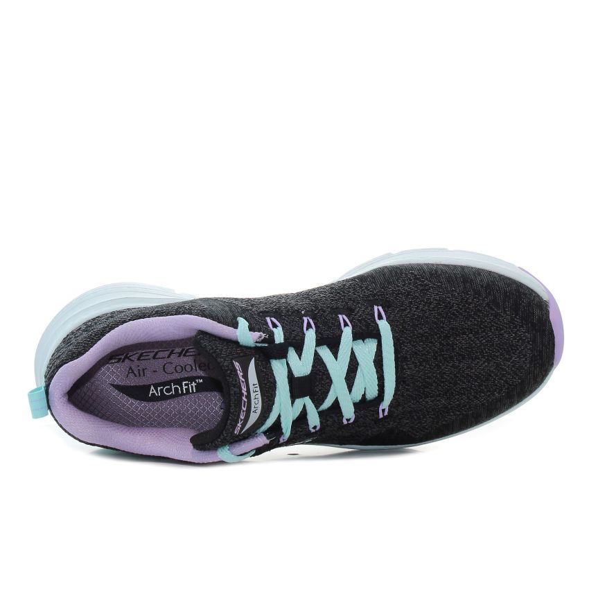 Skechers Arch Fit - Comfy Wave szürke női cipő