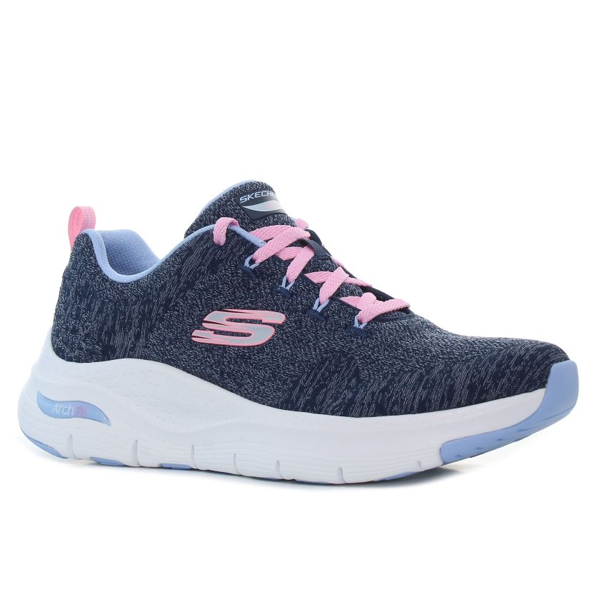 Skechers Arch Fit - Comfy Wave sötétkék női cipő