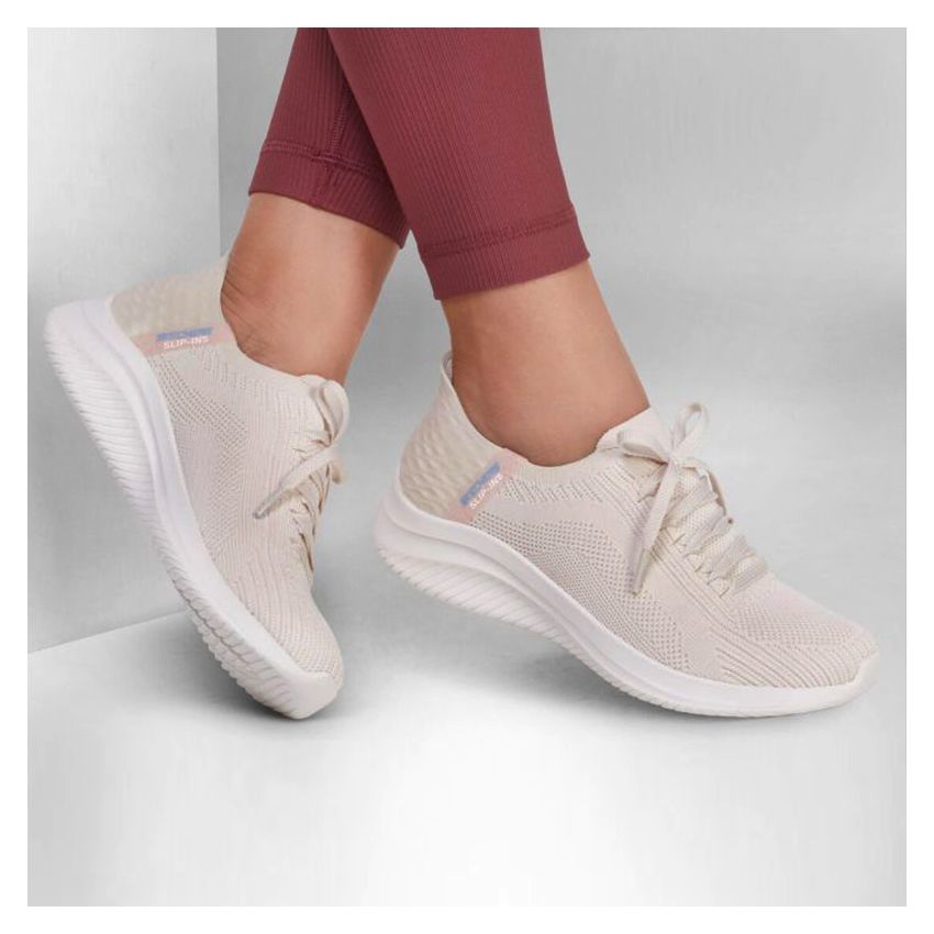Skechers Ultra Flex 3.0 - Brilliant Path HANDS FREE bézs női cipő