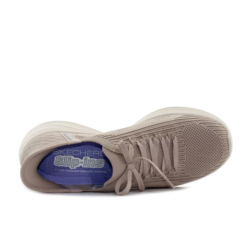 Skechers Slip-Ins - Ultra Flex 3.0 - Brillant Path bézs női bebújós cipő