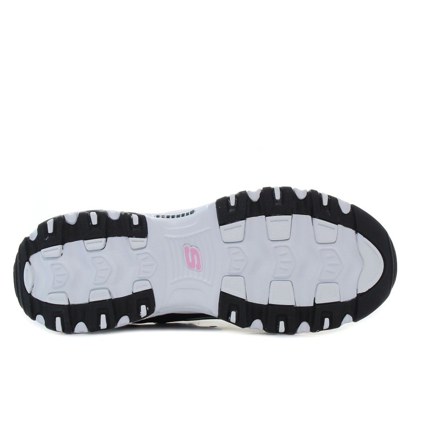 Skechers D'Lites - Blooming Fields fekete női cipő