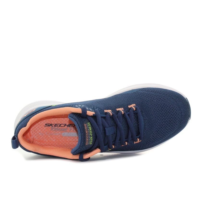 Skechers D'Lux Fitness - Roam Free sötétkék női cipő