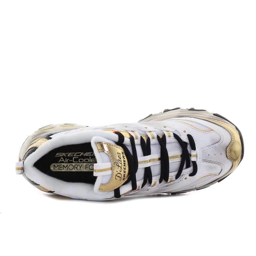 Skechers D'Lites - Vintage Vision arany női cipő