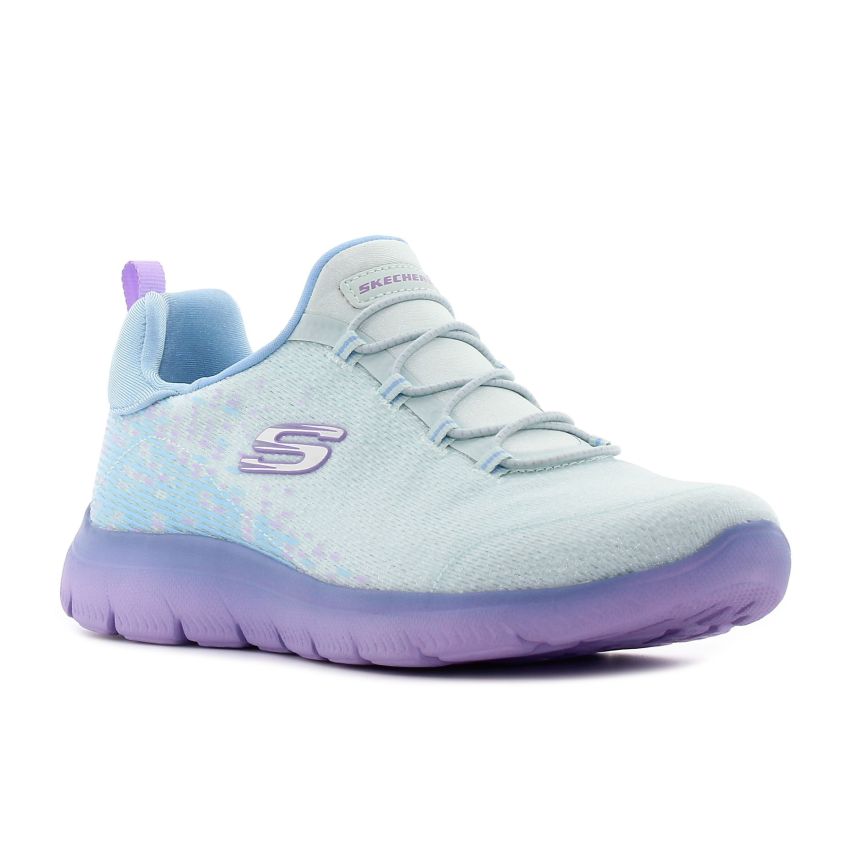 Skechers Summits - Morning Glow kék női bebújós cipő