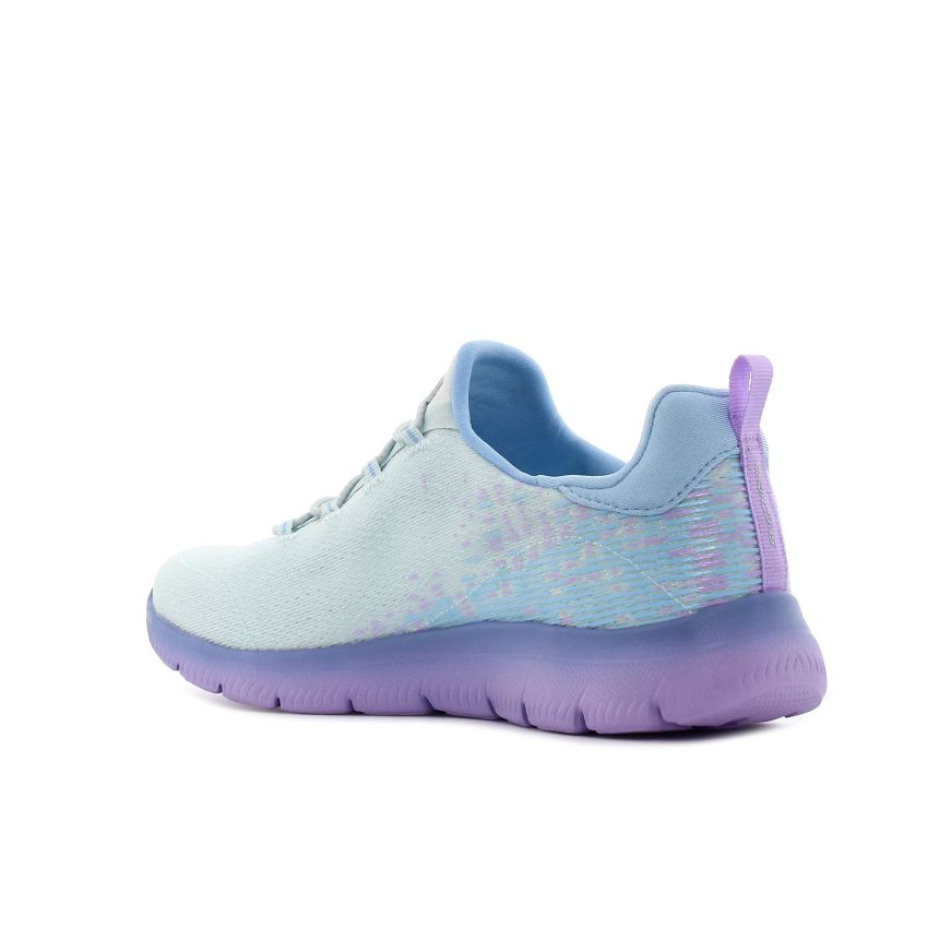 Skechers Summits - Morning Glow kék női bebújós cipő