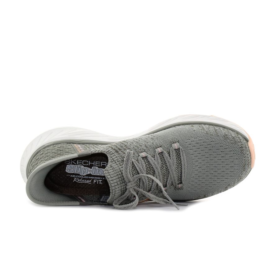 Skechers Slip-Ins - Relaxed Fit Edgeride - Impression keki női bebújós cipő