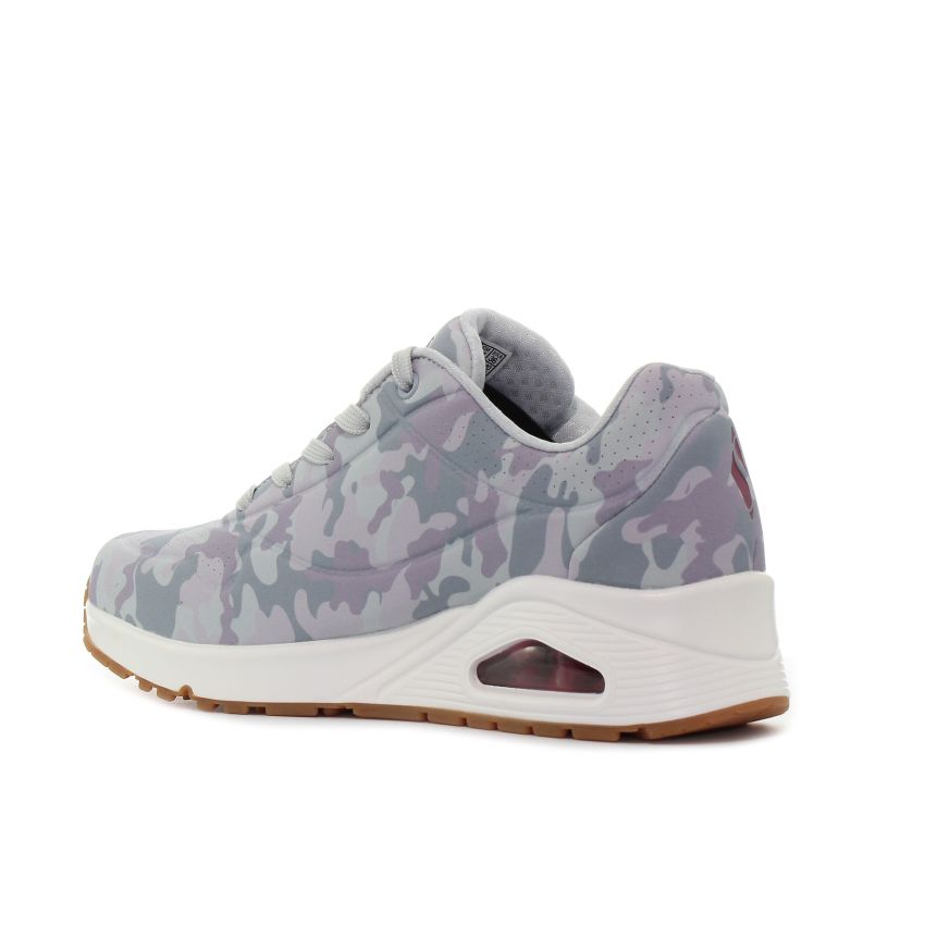 Skechers Uno-In Camo Neato szürke női cipő