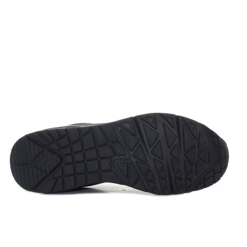 Skechers Uno - Shimmer Away fekete női cipő
