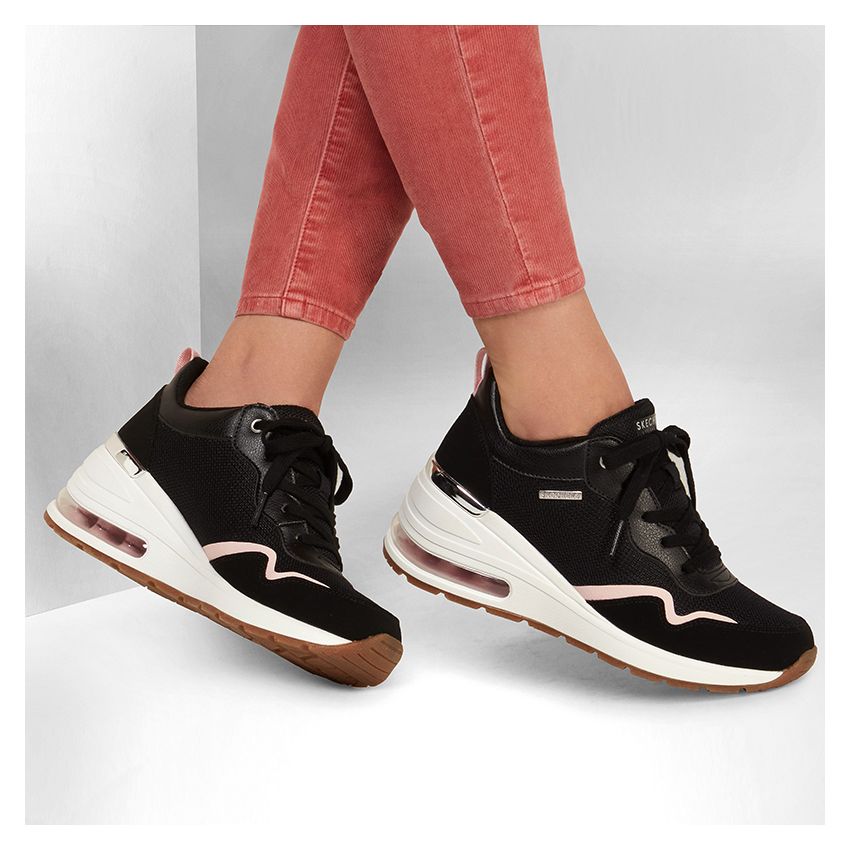Skechers Million Air - Air-Ess fekete női cipő