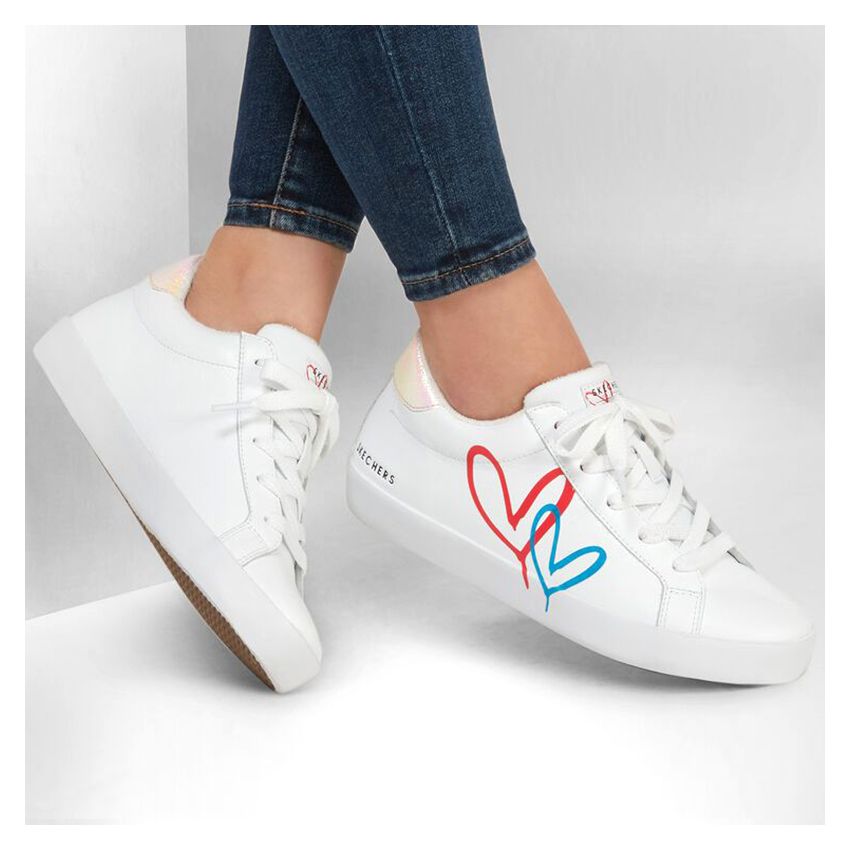 Skechers Diamond Starz -Whole Heart fehér női cipő