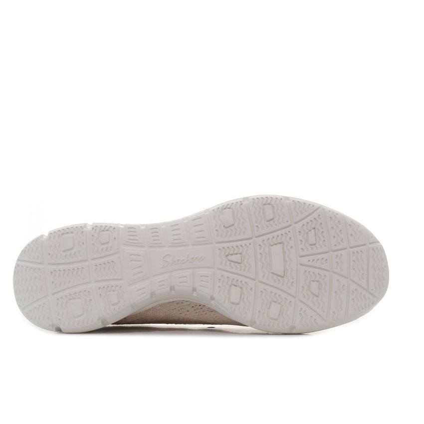 Skechers Seager - Higherself bézs női bebújós cipő