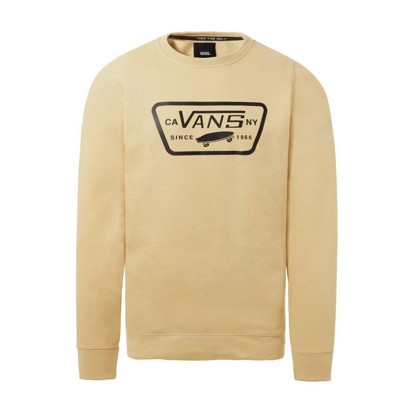 Vans Full Patch Crew II bézs férfi pulóver