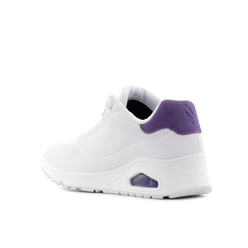 Skechers Uno - Pop Back fehér női cipő