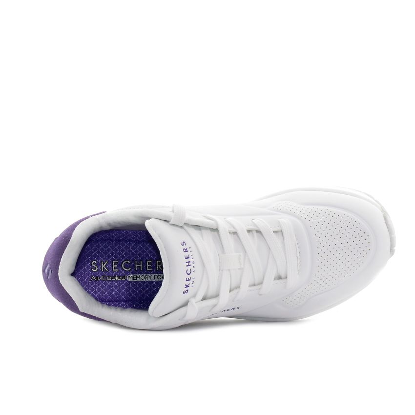 Skechers Uno - Pop Back fehér női cipő