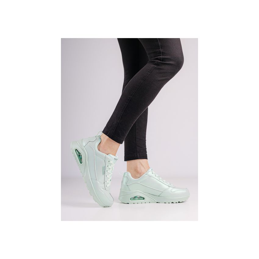 Skechers Uno - Galactic Gal gyöngyház menta női cipő