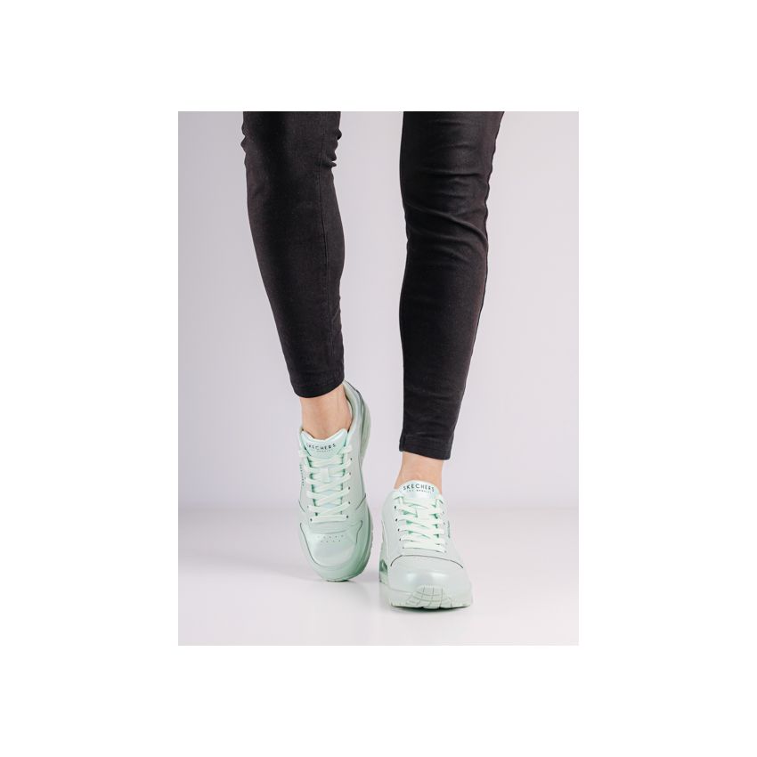 Skechers Uno - Galactic Gal gyöngyház menta női cipő