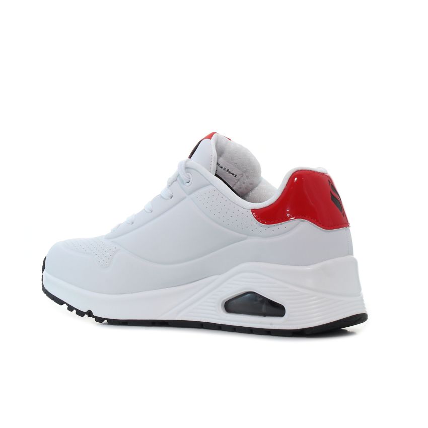 Skechers Uno - Rolling Stones fehér női cipő