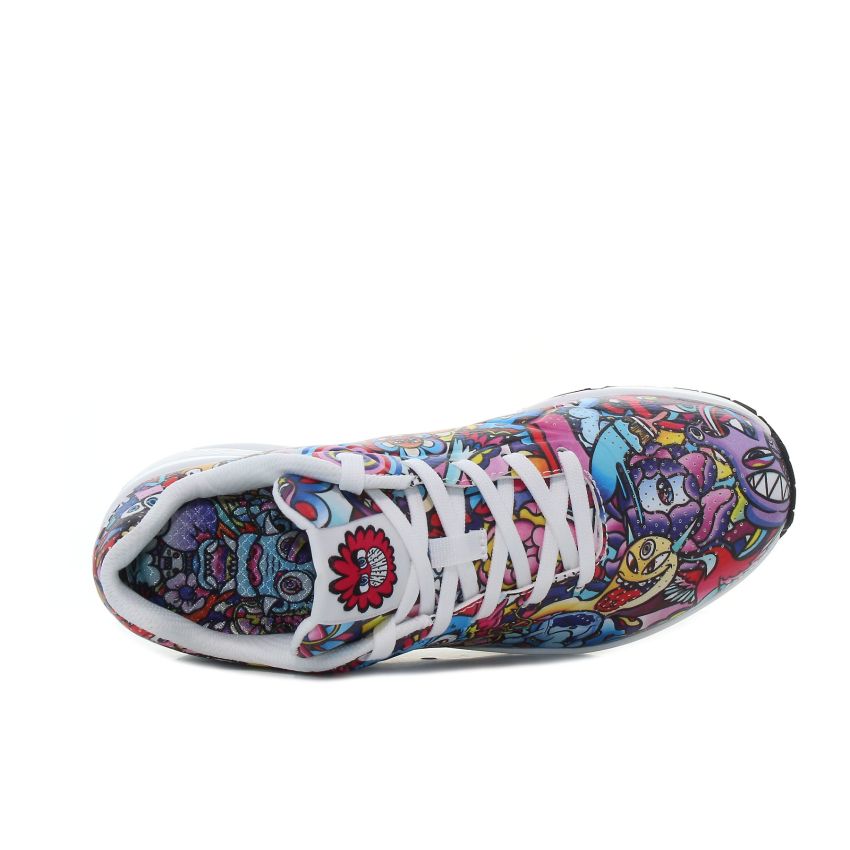 Skechers Uno - Color Doodle mintás női cipő