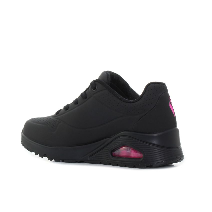 Skechers Uno - Dripping In Love fekete női cipő