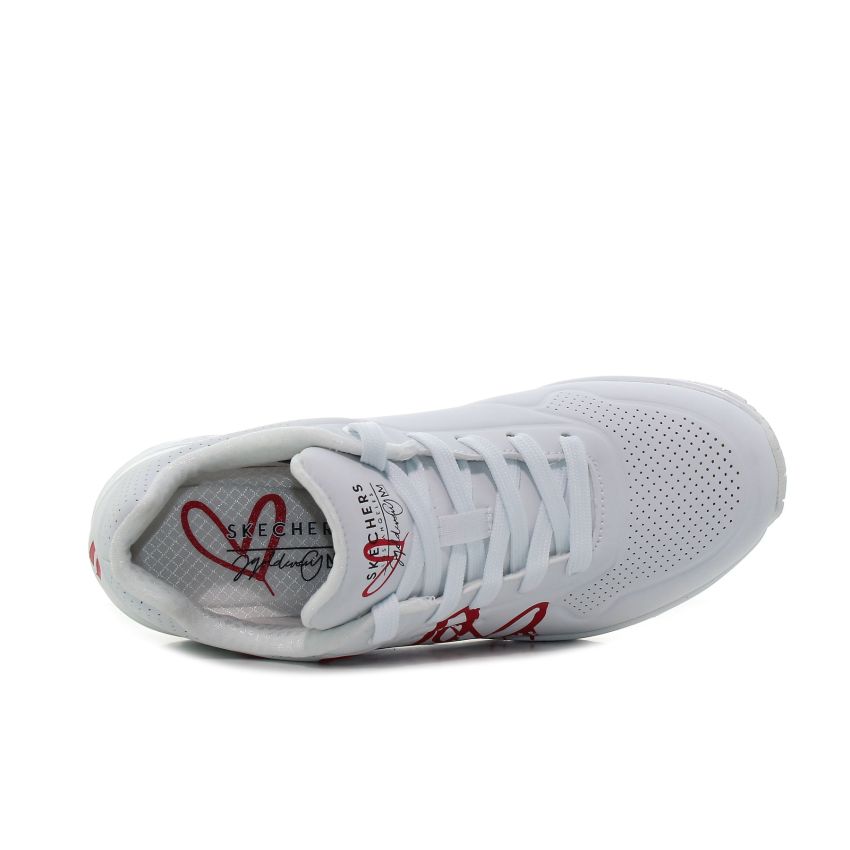 Skechers Uno - Dripping In Love fehér női cipő