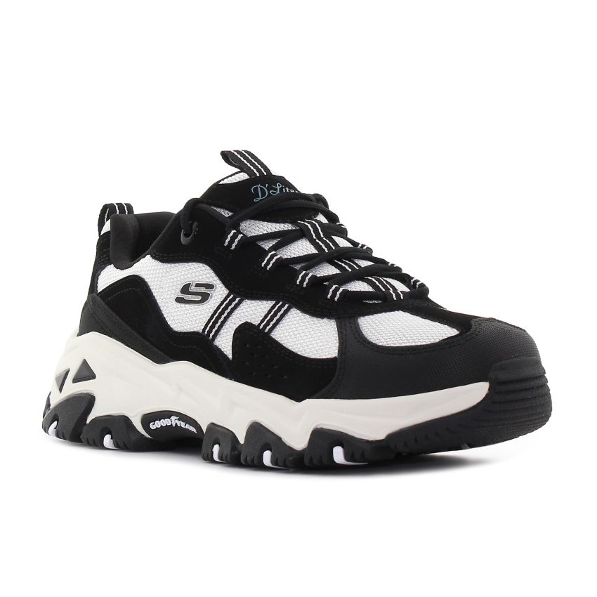 Skechers D'Lites Hiker fekete női cipő