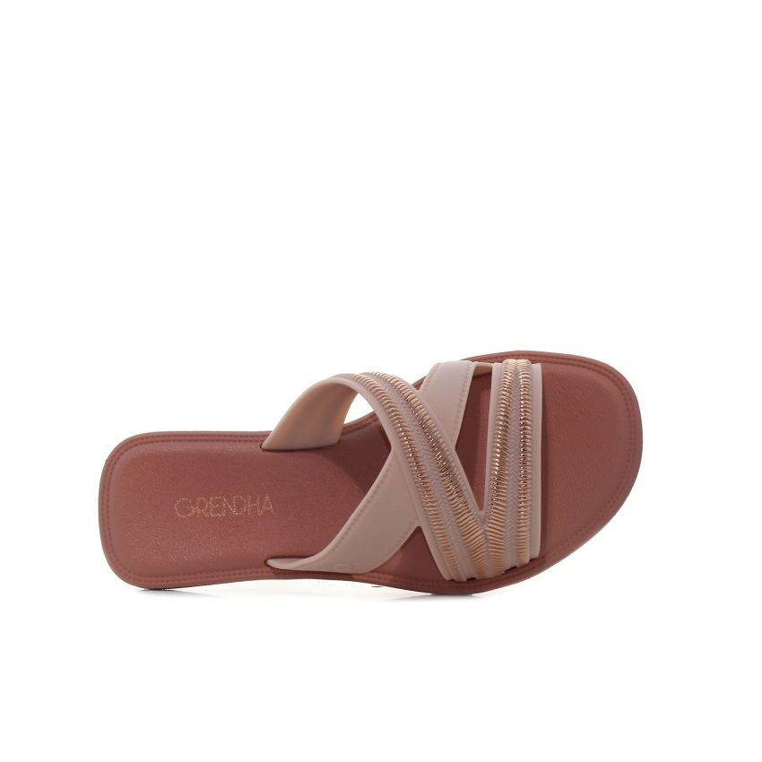 Ipanema Grendha Buriti Rafia nude női papucs