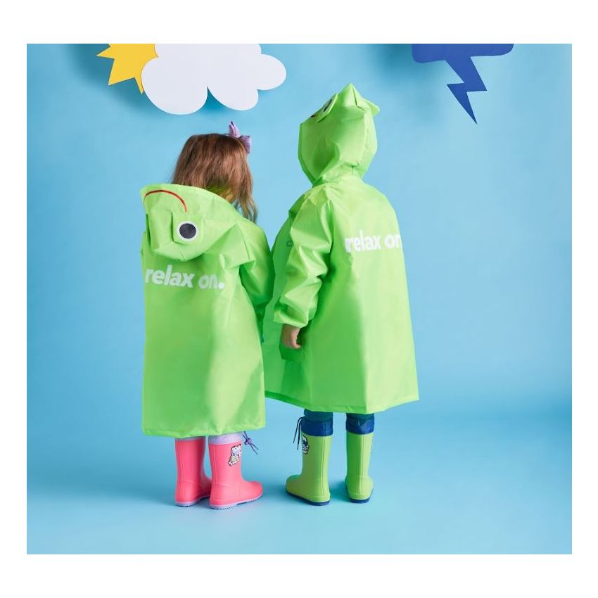 Coqui Rainy Collar kék gyerek gumicsizma