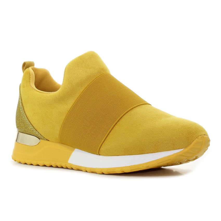 Borgo Yesmile Amara sárga női bebújós cipő