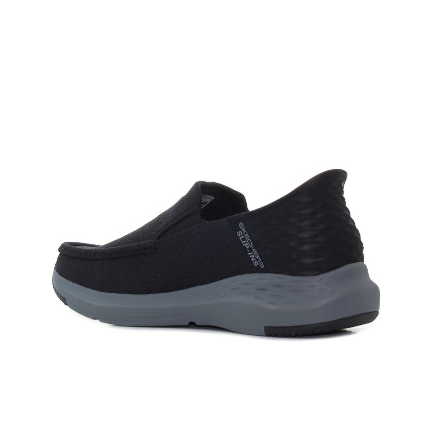 Skechers Slip-Ins - Parson - Ralven fekete férfi bebújós cipő