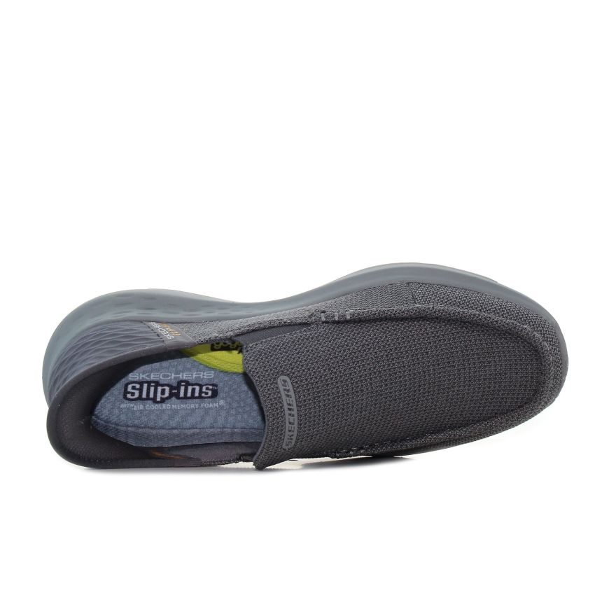 Skechers Parson - Ralven szürke férfi bebújós cipő