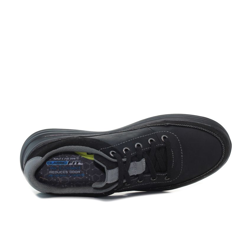 Skechers Proven - Aldeno fekete férfi cipő