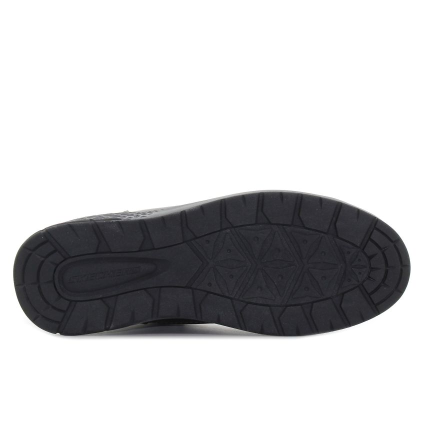 Skechers Garlan - Deno vízlepergető fekete férfi bakancs